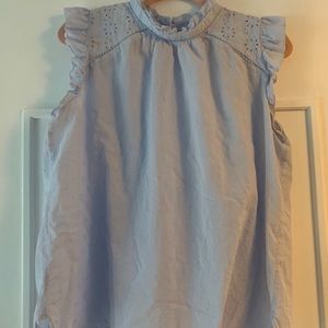 Light blue girly summer top from LOFT